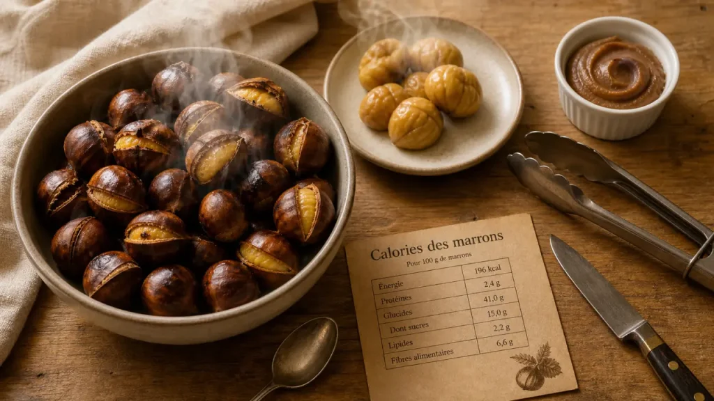 Marrons et prise de poids : 130 à 210 calories selon la cuisson
