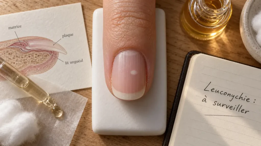 Ongles blancs : le signe qui évoque une mycose plutôt qu&rsquo;une simple déshydratation