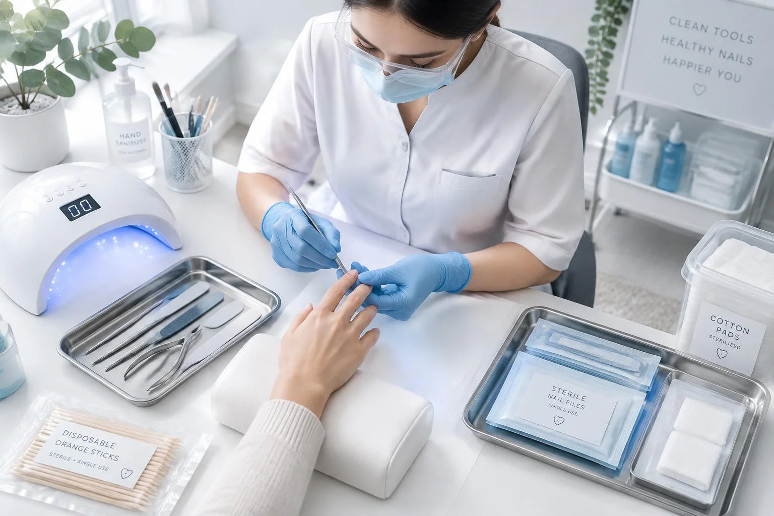Prothésiste ongulaire : protégez votre santé