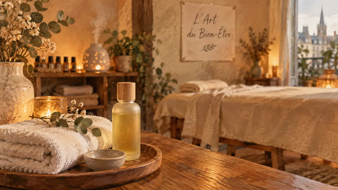 L’art du bien être à Rennes : huile de massage en cabinet de bien-être